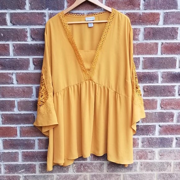 Catherines Tops - Catherines Blouse sz 4X nwot